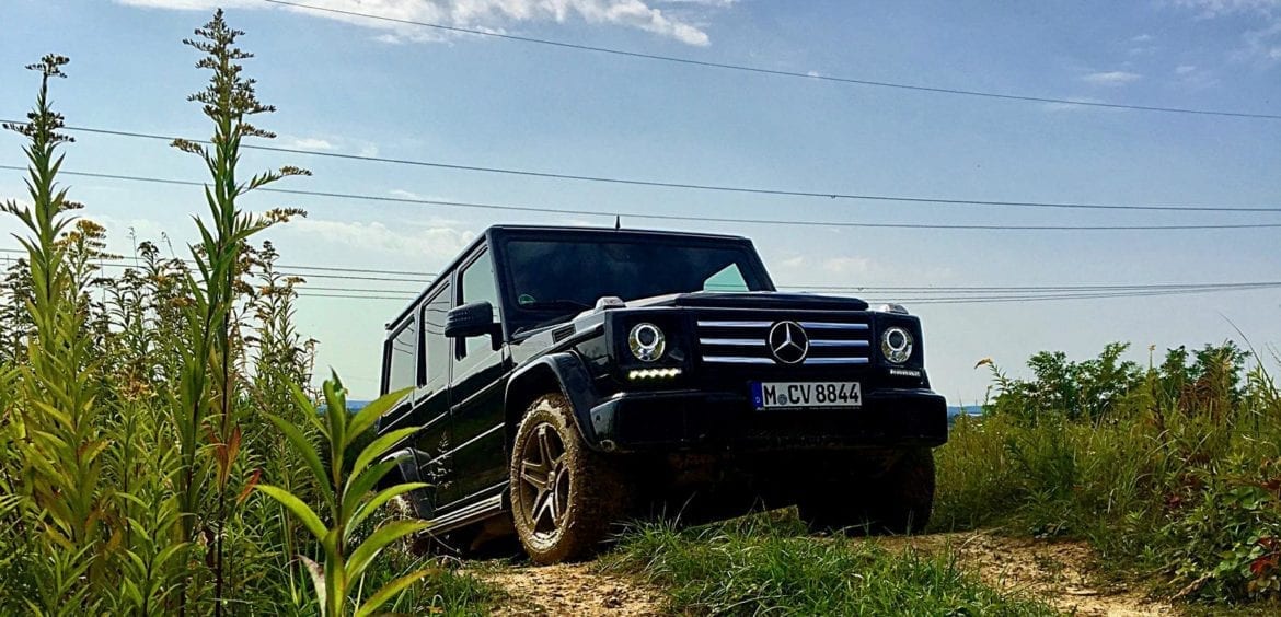 G-Klasse im Offroad Park
