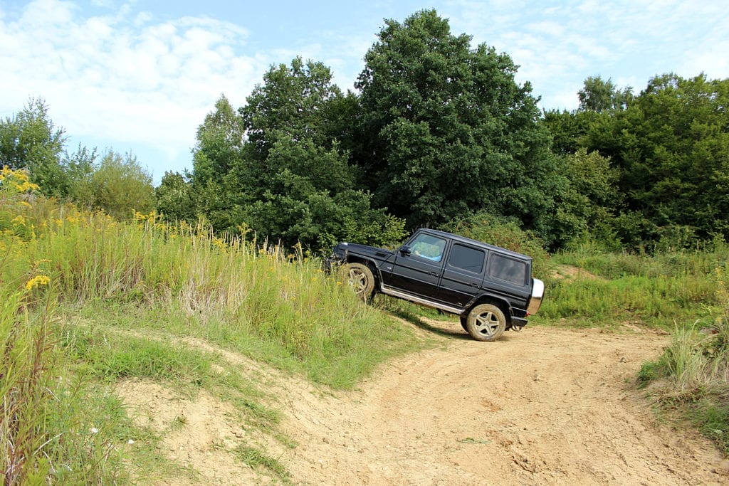 G-Klasse Offroad fahren Steigung