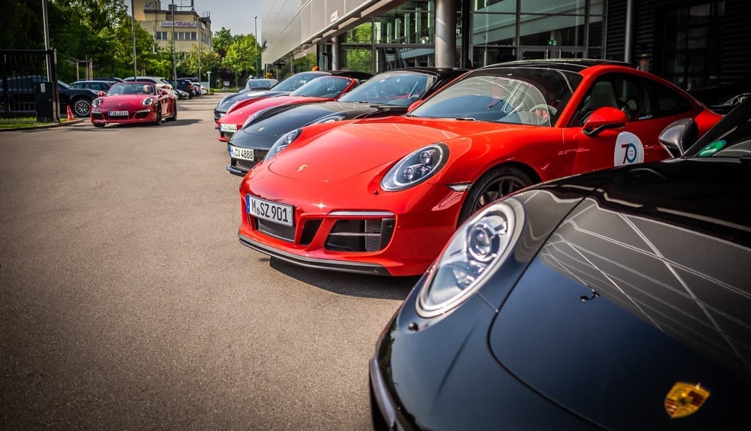 Porsche Ausfahrt München Italien