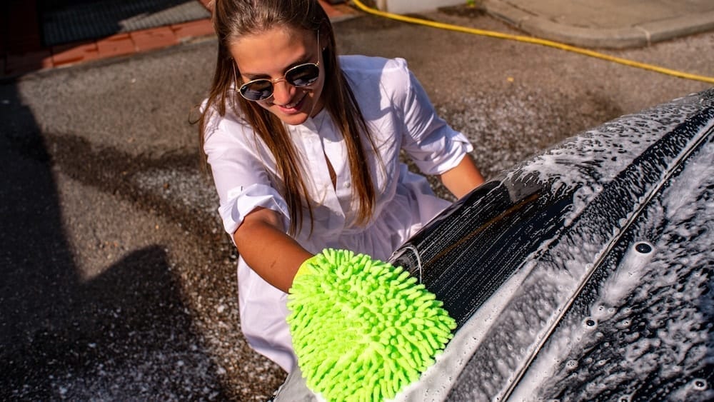 Mietwagen selbst waschen