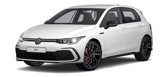 VW Golf weiss Mietwagen Animation