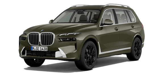 BMW x7 braun Mietwagen Animation