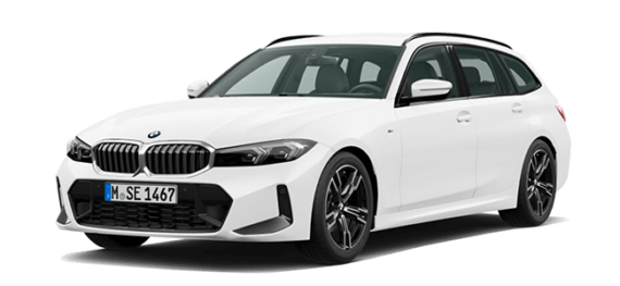 BMW 320i Kombi weiss Animation