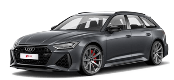 Audi RS6 grau Mietwagen Animation