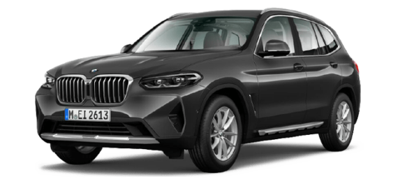 BMW x3 grau Mietwagen Animation