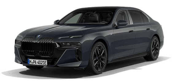 BMW i7 Mietwagen Animation