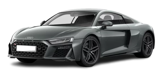 Audi R8 in daytona grau RWD