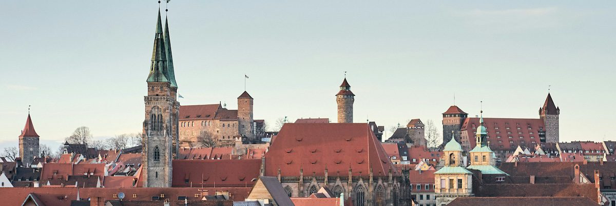 Die Nürnberger Kaiserburg.